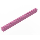 LEGO Dark Pink Brick 1 x 16 (2465)