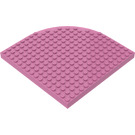 LEGO Dark Pink Brick 16 x 16 Round Corner (33230)