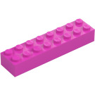 LEGO Rose Foncé Brique 2 x 8 (3007 / 93888)