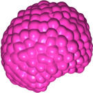 LEGO Dark Pink Bushy Bubble Style Hair with Hole (49362)