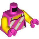 LEGO Dunkelpink Candy Rapper Minifig Torso (973 / 76382)