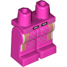 LEGO Donkerroze DJ Cheetah Minifigure Heupen en benen (3815 / 75306)