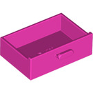 LEGO Dark Pink Drawer without Reinforcement (4536)