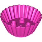 LEGO Dark Pink Duplo Cupcake Liner 4 x 4 x 1.5 (18805 / 98215)