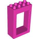 LEGO Dunkelpink Duplo Tür Rahmen 2 x 4 x 5 (92094)