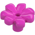 LEGO Dark Pink Flower with Squared Petals (without Reinforcement) (4367 / 32606)