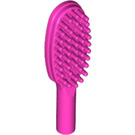 LEGO Rose foncé Hairbrush avec poignée courte (10 mm) (3852)