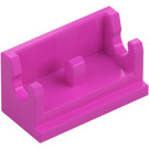 LEGO Dark Pink Hinge 1 x 2 Base (3937)