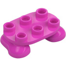 LEGO Dark Pink Legs 2 x 3 with 2 Feet (66859)