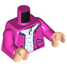 LEGO Dark Pink Lily Luna Potter Minifig Torso (973 / 76382)
