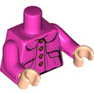 LEGO Rose foncé Luna Lovegood Minifig Torse (973 / 88585)