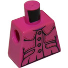 LEGO Dark Pink Luna Lovegood Torso without Arms (973)