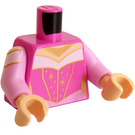 LEGO Dunkles Pink Minifigur Torso Aurora (973 / 76382)