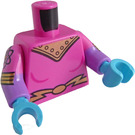 LEGO Dark Pink Minifig Torso Retro Space Heroine