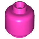 LEGO Dark Pink Minifigure Head (Recessed Solid Stud) (3274 / 3626)