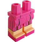 LEGO Dark Pink Minifigure Hips and Legs with Dark Pink Dress and Shoes (3815)