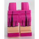 LEGO Dark Pink Minifigure Hips and Legs with Dark Pink Dress and Shoes (3815)