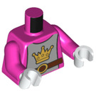 LEGO Dark Pink Minnie Mouse Minifig Torso (973 / 76382)