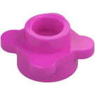 LEGO Rose Foncé assiette 1 x 1 Rond avec Fleur Pétales (28573 / 33291)