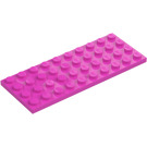 LEGO Dark Pink Plate 4 x 10 (3030)