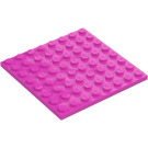 LEGO Dark Pink Plate 8 x 8 (41539 / 42534)