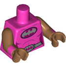 LEGO Donkerroze Power Batgirl Minifig Torso (973 / 88585)