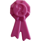 LEGO Dunkles Pink Rosette Ribbon No. 2 (92355)