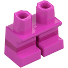 LEGO Donkerroze Korte benen met Magenta Strepen (16709 / 41879)