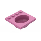 LEGO Dark Pink Sink 4 x 4 Oval (6195)