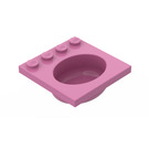 LEGO Dunkelpink Sink 4 x 4 Oval (6195)