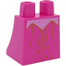 LEGO Dark Pink Skirt with Gold Dress (36036 / 102027)