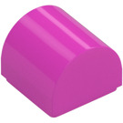 LEGO Dark Pink Slope 1 x 1 Curved (49307)