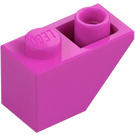 LEGO Donkerroze Helling 1 x 2 (45°) Omgekeerd (3665)