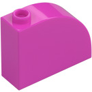 LEGO Dark Pink Slope 1 x 3 x 2 Curved (33243)