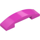 LEGO Dark Pink Slope 1 x 4 Curved Double (93273)