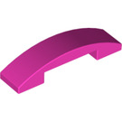 LEGO Dark Pink Slope 1 x 4 Curved Double (93273)