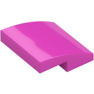 LEGO Dark Pink Slope 2 x 2 Curved (15068)