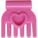 LEGO Rosa oscuro Pequeño Comb con Corazón