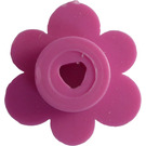 LEGO Dark Pink Small Flower (3742)