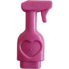 LEGO Rose Foncé Spray Bouteille avec Cœur (92355)