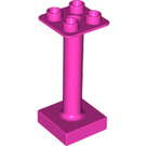 LEGO Rose foncé Stand 2 x 2 avec Base (93353)