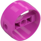 LEGO Dunkles Pink Technic Zylinder mit Mitte Stange (41531 / 77086)