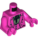 LEGO Dunkelpink The Joker Minifig Torso (973 / 76382)