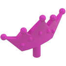 LEGO Rosa scuro Tiara con 5 Arrotondato punti (29171 / 33322)