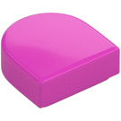 LEGO Dark Pink Tile 1 x 1 Half Oval (24246 / 35399)