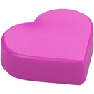 LEGO Dark Pink Tile 1 x 1 Heart (5529 / 39739)