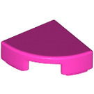 LEGO Dark Pink Tile 1 x 1 Quarter Circle (25269 / 84411)
