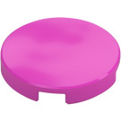 LEGO Dark Pink Tile 2 x 2 Round with Bottom Stud Holder (14769)