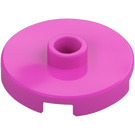 LEGO Dark Pink Tile 2 x 2 Round with Stud (18674)