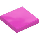 LEGO Dark Pink Tile 2 x 2 with Groove (3068 / 88409)